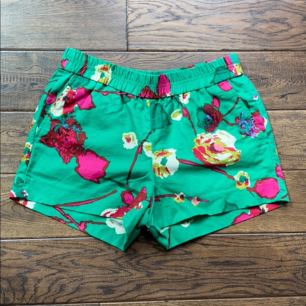 J Crew Factory Boardwalk Floral Shorts Sz 2